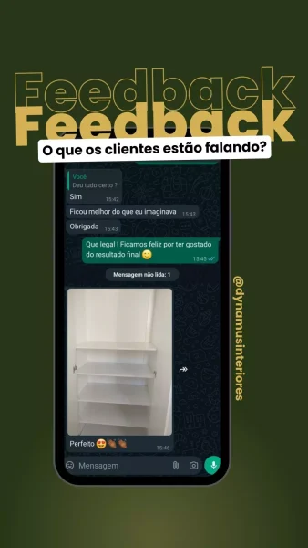 Story do Instagram Feedback de cliente moderno preto e rosa